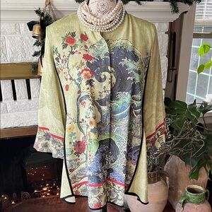 Floral Print Women's Blouse